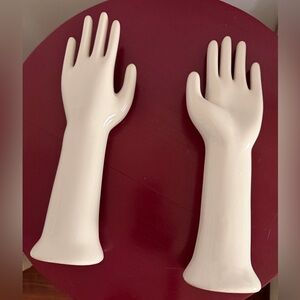 Ceramic Pair Hand Display Stands